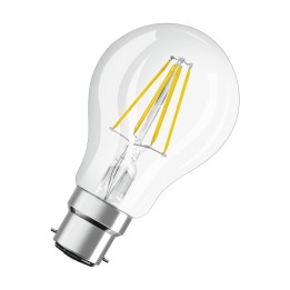  LED FIL CLA60 Claire 827 B22 6,5W 806lm Verre