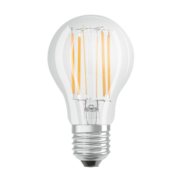 E27 Standard led bulb Clear LED filament effect 7.5w 2700K 827 230v OS