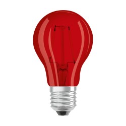 LED FIL STAR+ DECO CLA15 Claire Rouge E27 2,5W Verre