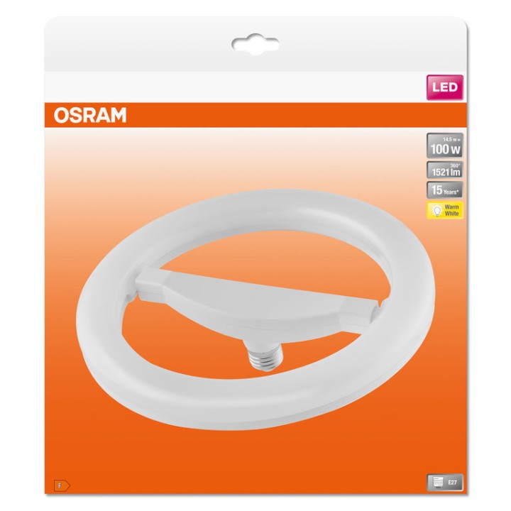 6530200606999 E27 LED CIRCOLUX 100 Dépolie 14,5W 827 OSRAM