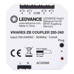 VIVARES ZB COUPLER Zigbee LEDVANCE push button coupler