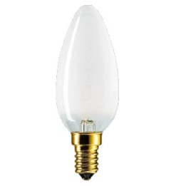 E14 Candle  Frosted  230V-240V 60w