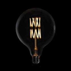 E27 globe 95 LED effet filament 10w=61w 2200K 230v LAES