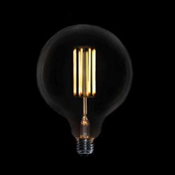 E27 globe95 LED effet filament 8w=50w 2200K 230v LAES