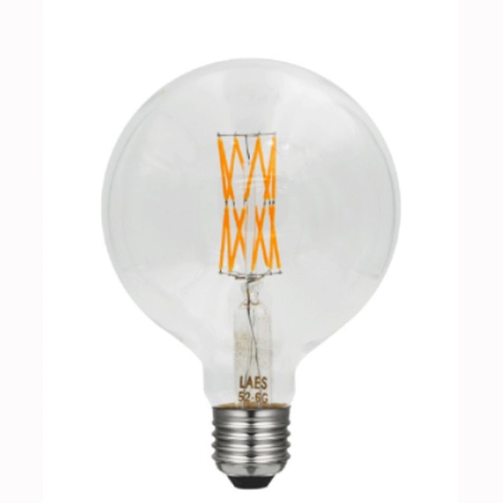 E40 globe 150 LED effet filament 10w=61w 2200K 230v LAES