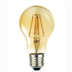 E27 Ampoule led standard ambre LED effet filament 6w 2200K Dimmable 23