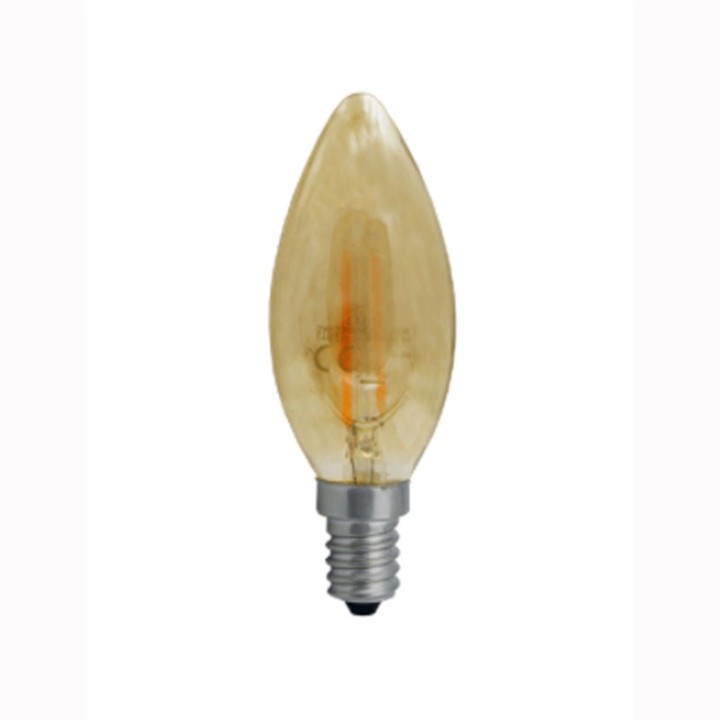 E14 Candle led Indeed filament 2w Amber 230v 2200K LAES