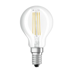 E14 Spherical clear LED filament effect 4w 927 OSRAM glass