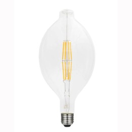 E40 Clear Tube Elipse LED filament effect 16W=109W 2200K 1690lm 230v LAES