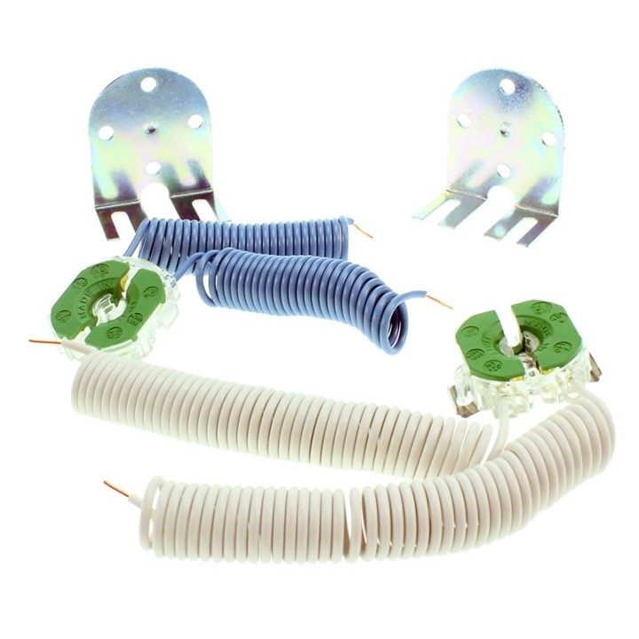 Kit douille culot G13 T8 T12 avec équerre pour ballast Electronique