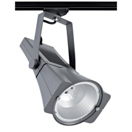 Spotlight projector to disposal Orientable 150w 230v Alu gray SPIKER MEDIUM RAL