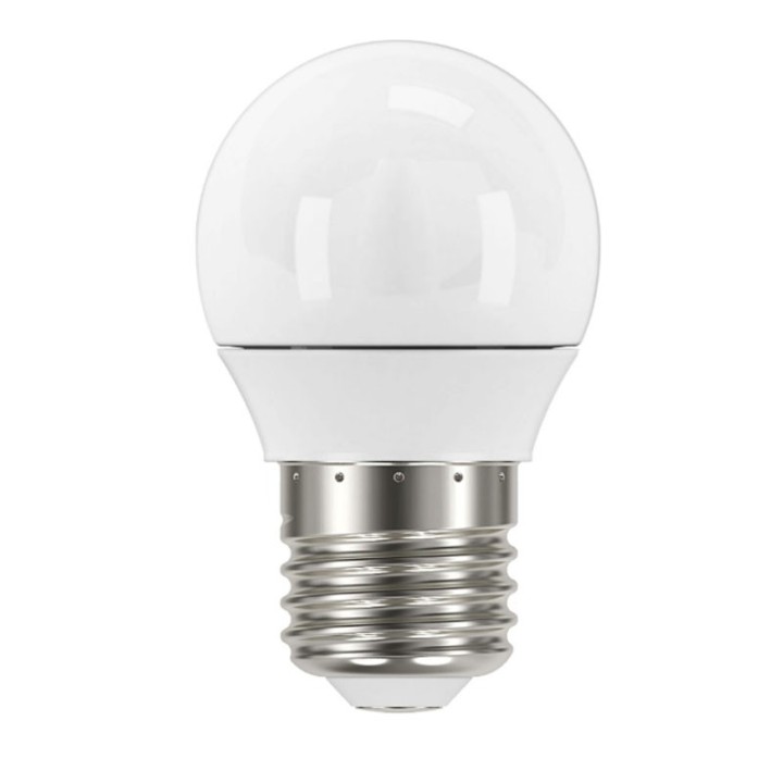 E27 Ampoule sphérique led opale 4,9w 4000K aric