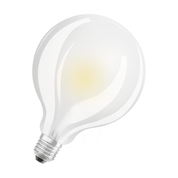 E27 Globe led 6,5w = 60w 827 effet filament Dépolie verre D95 OSRAM