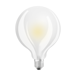 E27 Globe led 6,5w = 60w 827 effet filament Dépolie verre D95 OSRAM