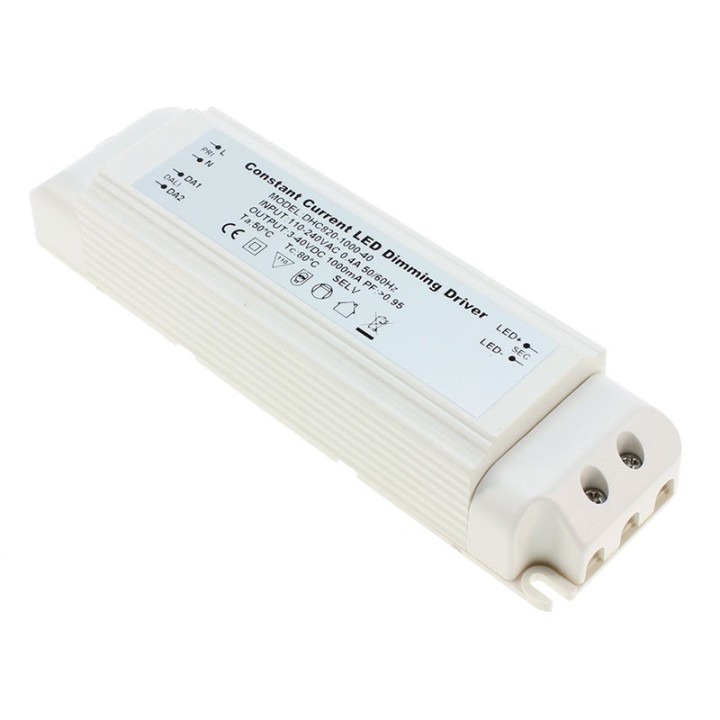 LEDDriver Dimmable 1000mA 40w 230v IP20 Dali/Push Button