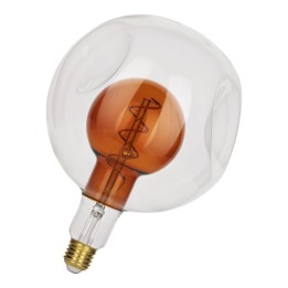 E27 ampoule LED Duo G180 4W 2200K Clair/Ambre