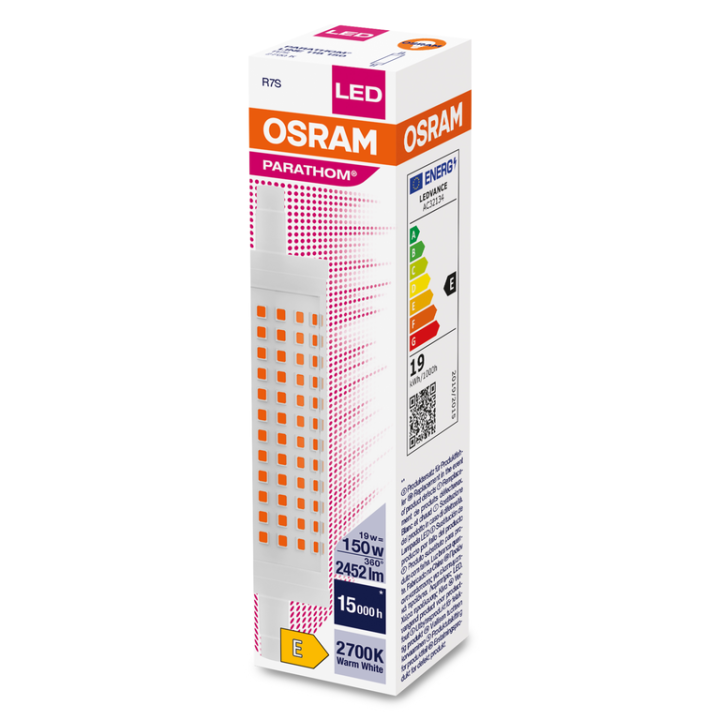 R7s Led Line 19w 827 no-Dimmable 118mm OSRAM