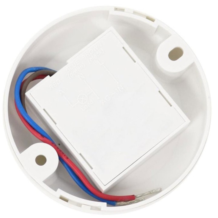 Infrared motion detector 300-1200w White 360° Surface mounted 230v