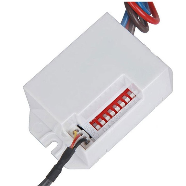 Détecteur de mouvement Infrarouge mini 100w Blanc 360° encastré 230v 