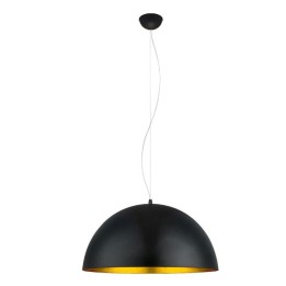 Elégante suspension Noire E27 100w max Intérieur Or 230v (sans lampe) 