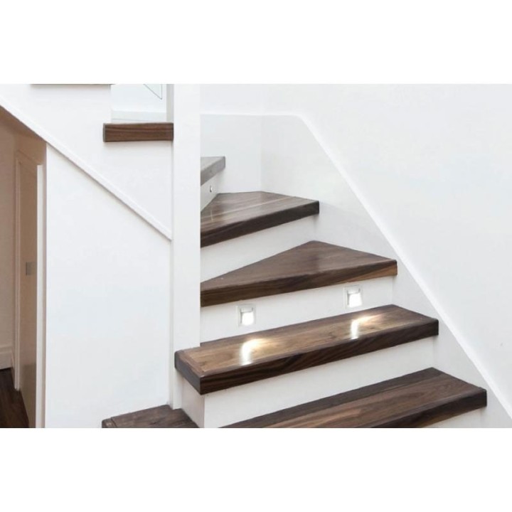 Recessed wall white LED 1.2w 4500K with passage sensor 220-240v