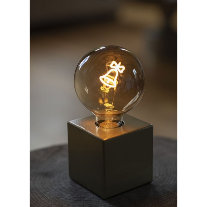 E27 Globe led Silhouette Clôche G95 2W 90lm 2000K Or