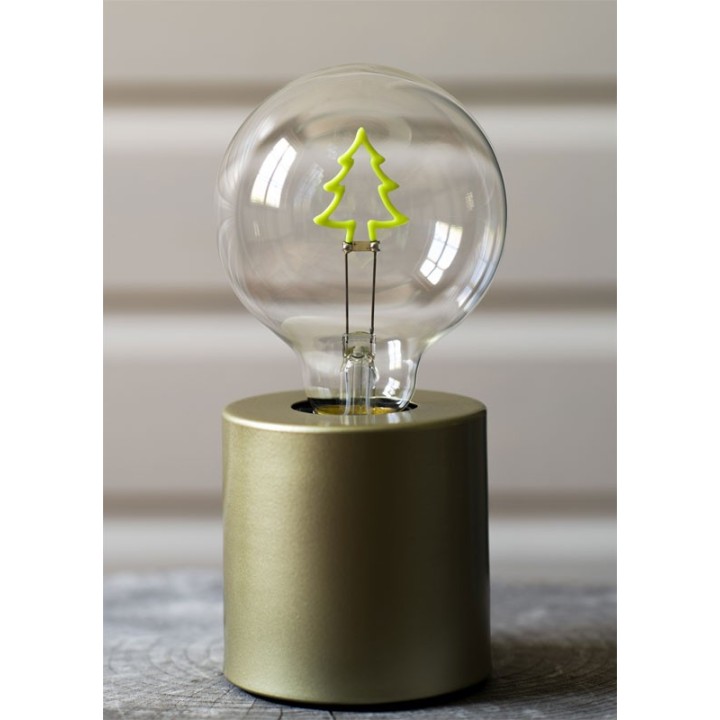 E27 Globe led Tree Silhouette G95 2W 90lm 2000K clear