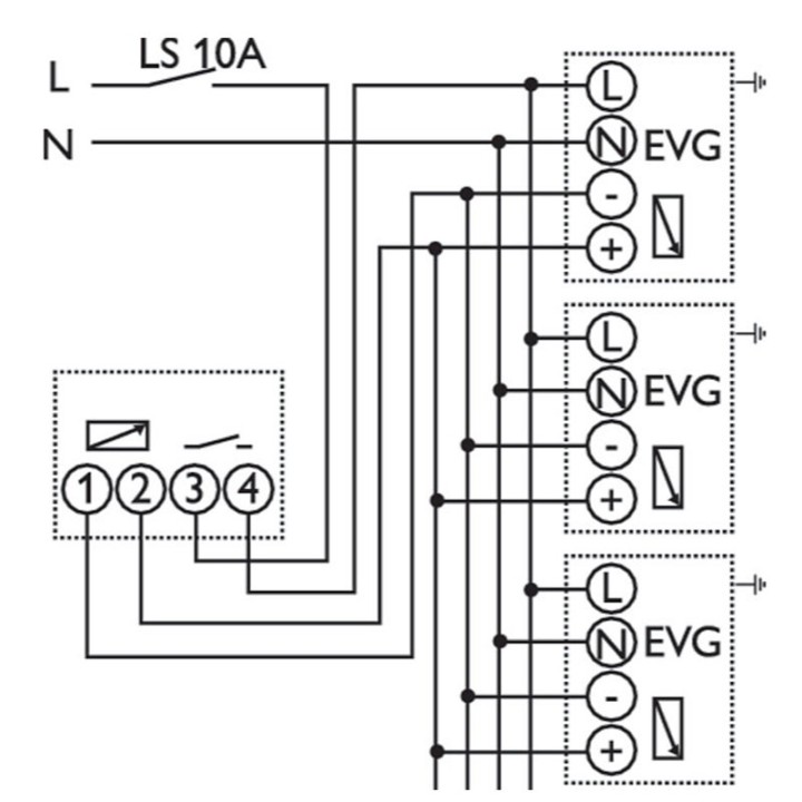 LED wall dimmer UID8600/00 1-10V Philips