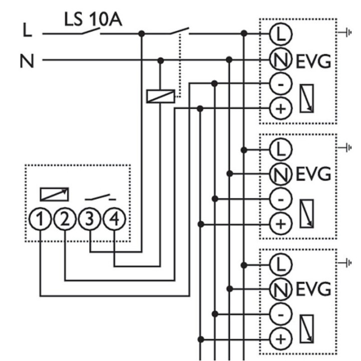 LED wall dimmer UID8600/00 1-10V Philips