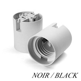 Smooth sleeve sleeve E27 80S 180ºC black