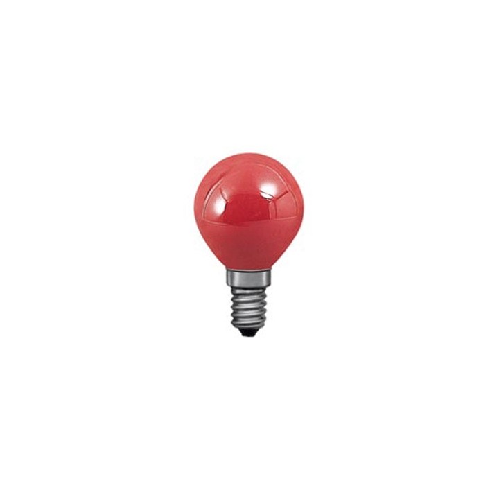 E14 Round Color  230V Red  25w