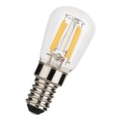 E14 Tube LED P26X62  24V AC/DC 2W (18W) 827 Clair effet filament