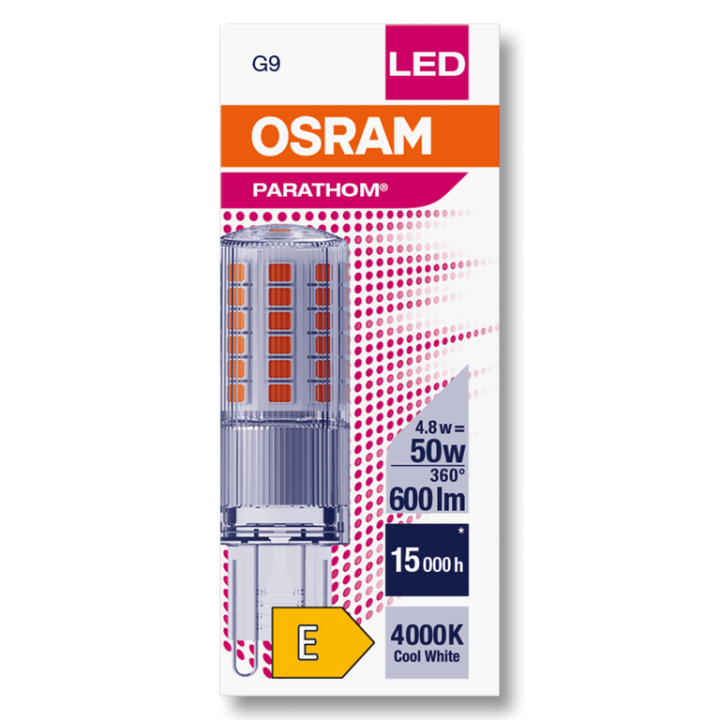 G9 LED Claire 840 4,8W OSRAM