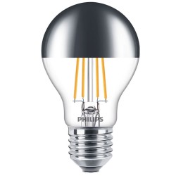 E27 Ampoule led standard Claire Calotte Argentée LED 7,2w = 50w 827 23