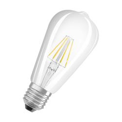 E27 ST64 LED 5.8w 927 Clear Filament Effect Dimmable 230v Ledvance
