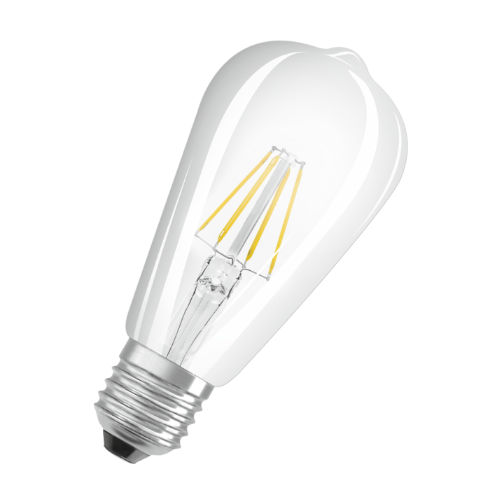 E27 ST64 LED 5.8w 927 Clear Filament Effect Dimmable 230v Ledvance