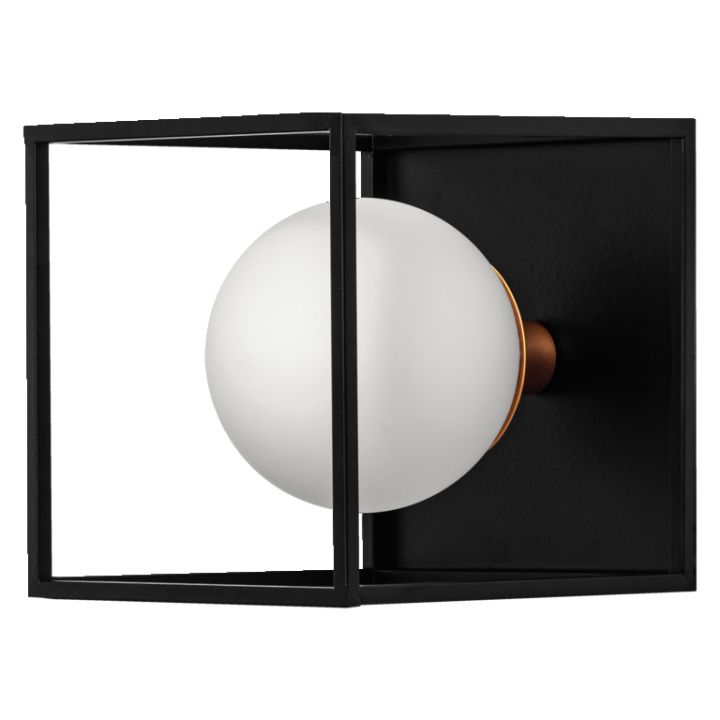 Wall lamp LDV Decor SQUARE 150X150 IP44 1XG9 Black Ledvance