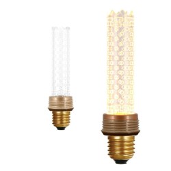 E27 Tube LED effet filament Trait 3.5w 1800K Dimmable composite Girard Sudron