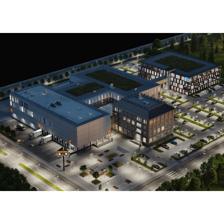 LDV SL FLEX SM 36W/730 4950lm RV25ST RAL9006 Lanterne LEDVANCE