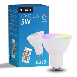 GU10 LED 5W RGBW 827 + Remote Control