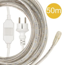RoBust LED cord 5W/m 380lm/m 4000K 120° IP65 12x6mm + Power cable 50 m