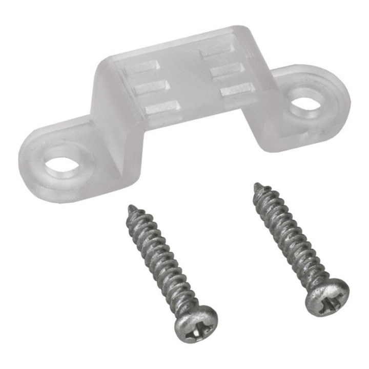 Mounting Clip + Screw for RoBust LED Rope 12x6mm