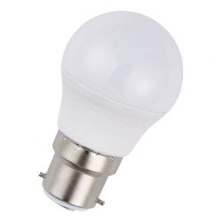 B22 Sphérique led 3W 3000K Dépolie 12V-24V-28V-42V-48V-50V-60V/DC