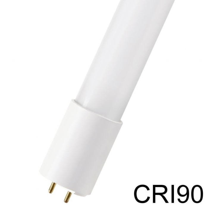 G13 Tube led T8 10w = 18w 965 6500K 600mm Verre