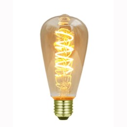 E27 Poirette led effet Filament 4w ST64 Vintage 2200K 240V LAES