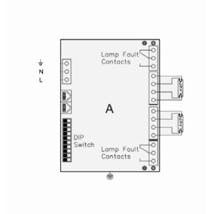 Electronique Ballast for tube UVC 2x300w 2x320w 198-264v
