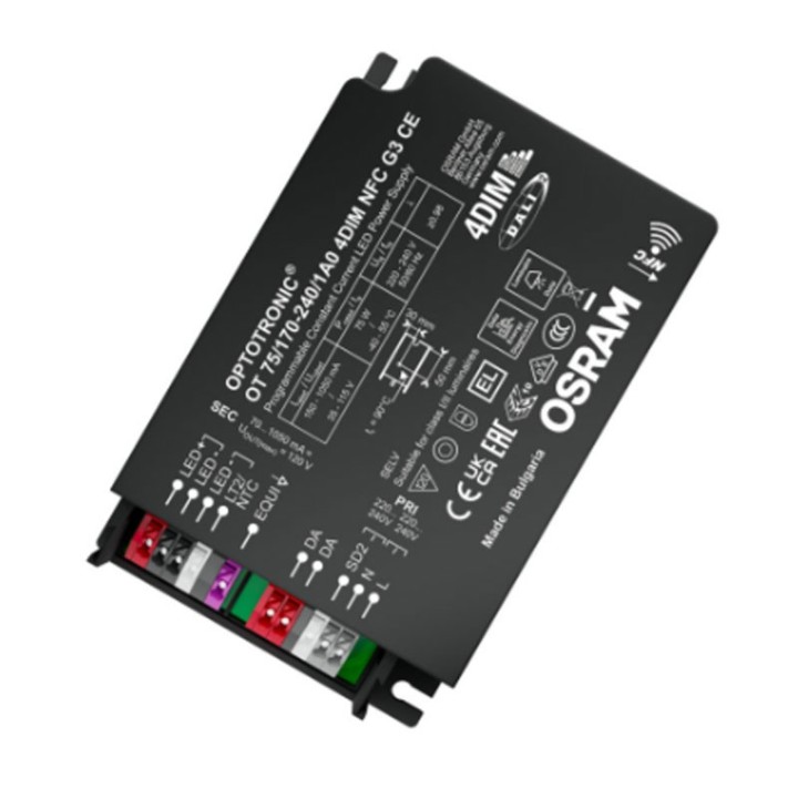 Driver OUTDOOR OT 75 170 240 1A0 4DIMLT2 OSRAM pour luminaires et modu