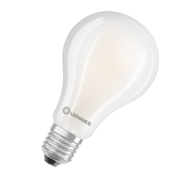 E27 Standard Frosted LED PFM 24w = 200w 827 Filament Effect 230v Ledva