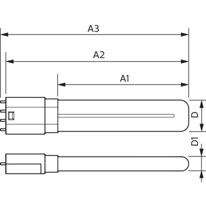 2G11 CorePro LED PLL 8w = 18w 830 3000K Philips