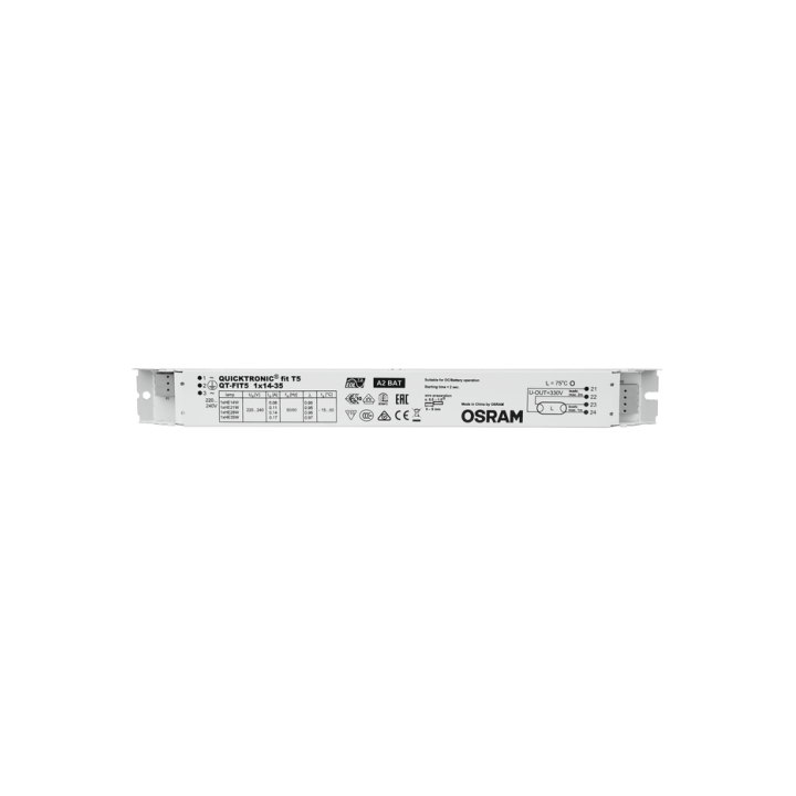 Electronic ballast QT-FIT5 1X14w 21w 24w 28w 35w OSRAM